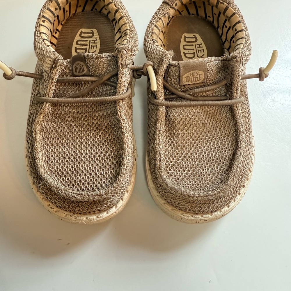 Hey Dude Kids Slip-On Sneakers in Tan
